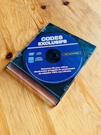 Cd ps2 codes exclusifs jeu gta