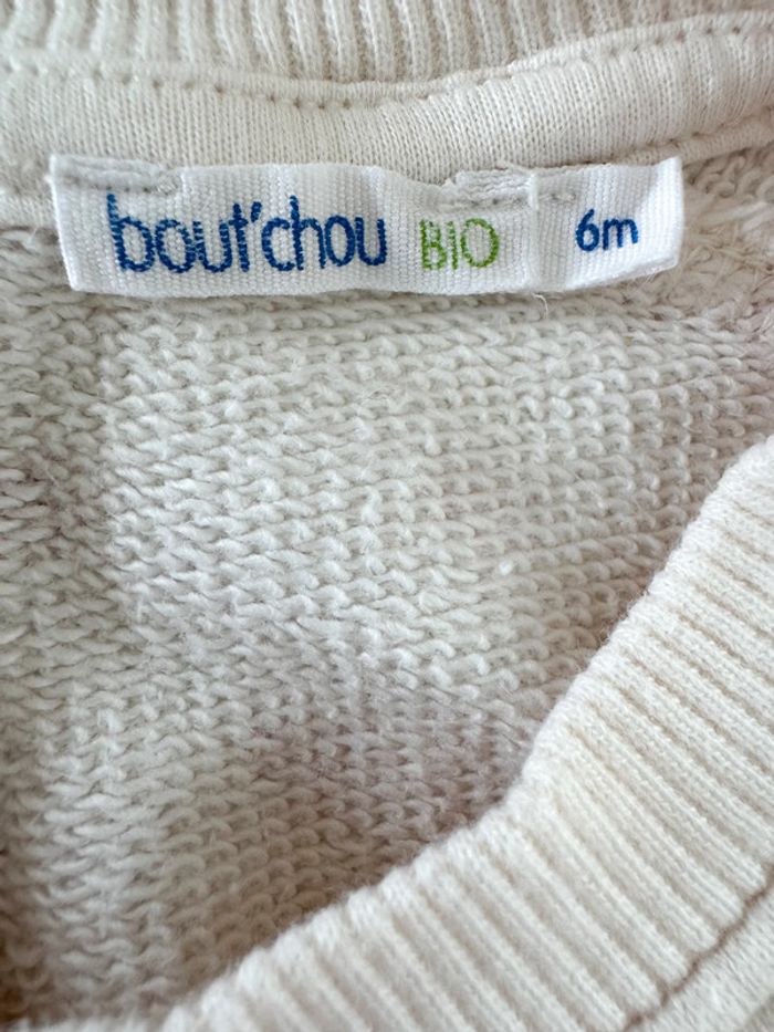 Sweet blanc motifs coeurs Bout'chou Taille 6 mois. - photo numéro 4