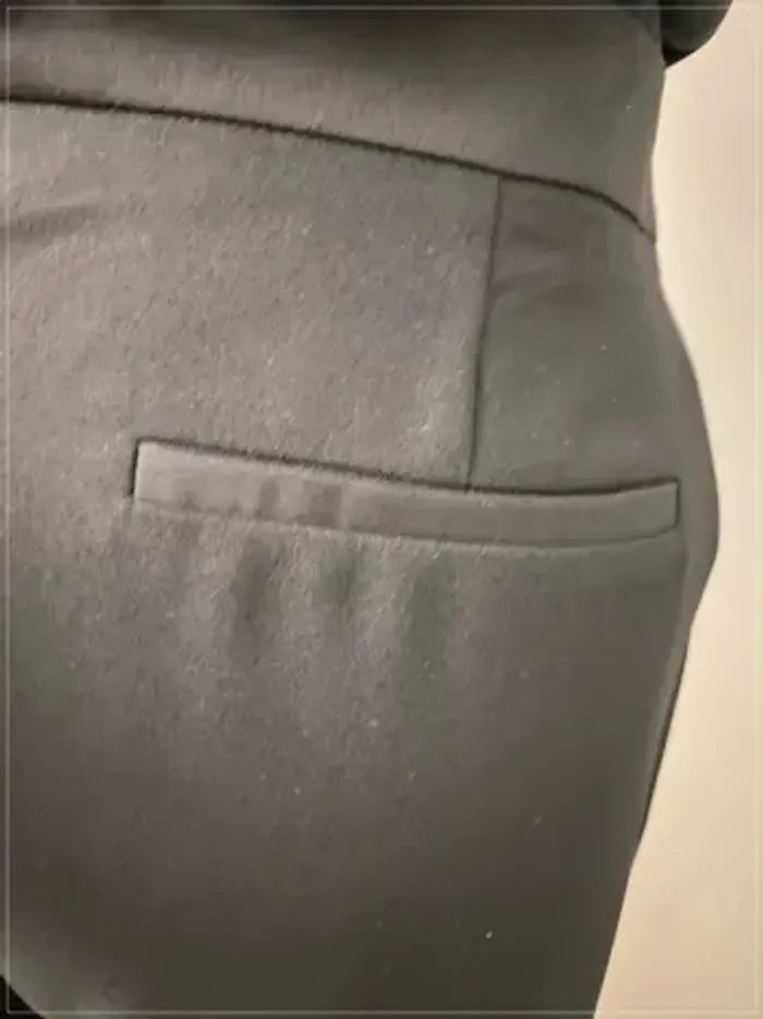 Combinaison pantalon smocking noire dos dentelle NafNaf - photo numéro 10
