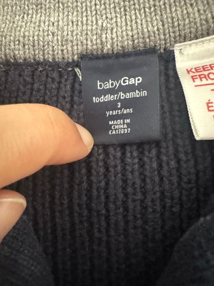 Pull Gap marine épais 3 ans - photo numéro 4