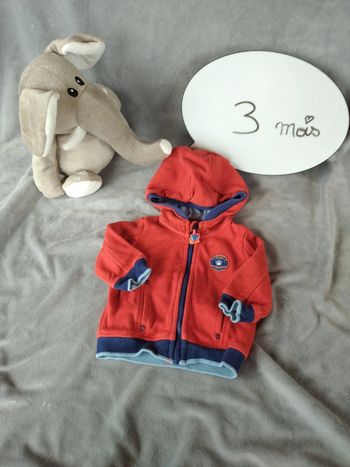 Gilet avec capuche Garçon 3 mois Sergent Major 100% coton Ladaho Major Palace