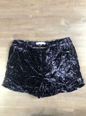 Petit short en velours Etam taille 38 bleu marine