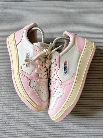 Chaussures autry medalist roses et blanches / taille 40