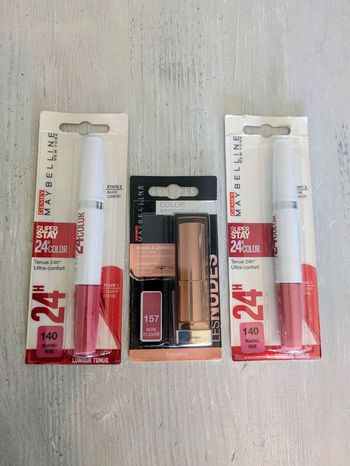 💄 Lot rouges à lèvres Maybelline – SuperStay 24H & Color Sensational – Neufs 💄