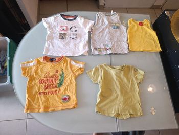 Lot de 5 hauts