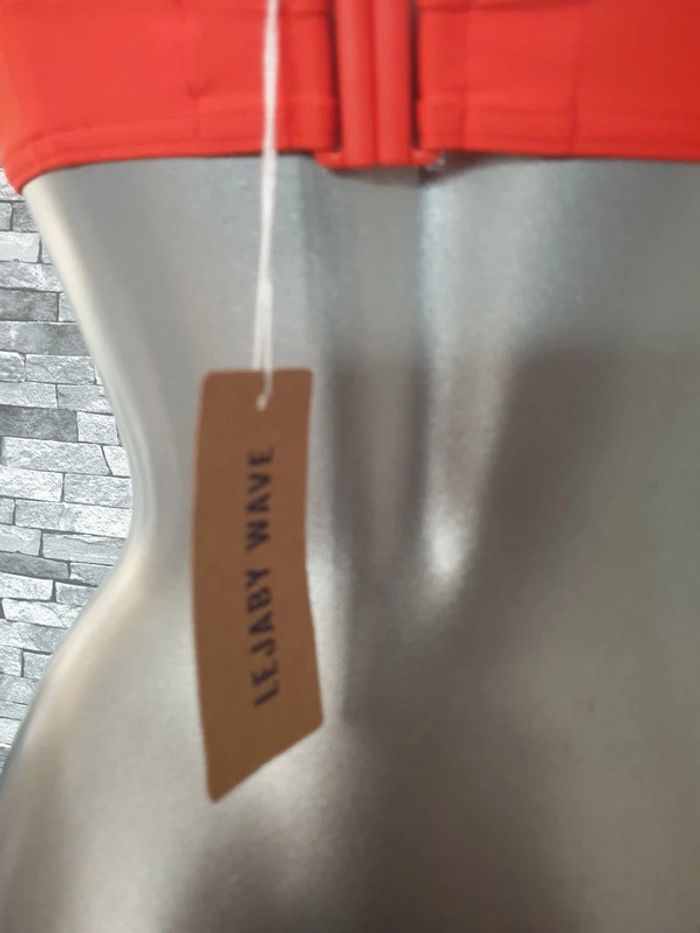 Haut de maillot de bain Orange T85/D 🧡 - photo numéro 4