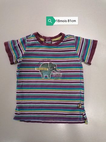 Tee-shirt éléphant 18mois sergent major