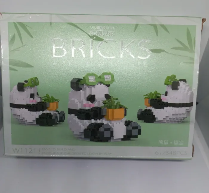 Construction figurine Panda bricks blocks mini micro 394 pieces - photo numéro 3