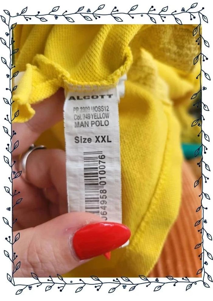 Polo jaune uni - photo numéro 6