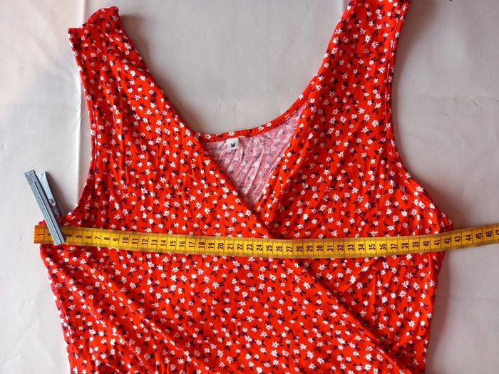 Robe longue motifs fleurie taille M - photo numéro 3