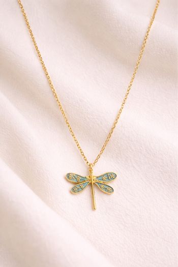 Collier libellule élégant