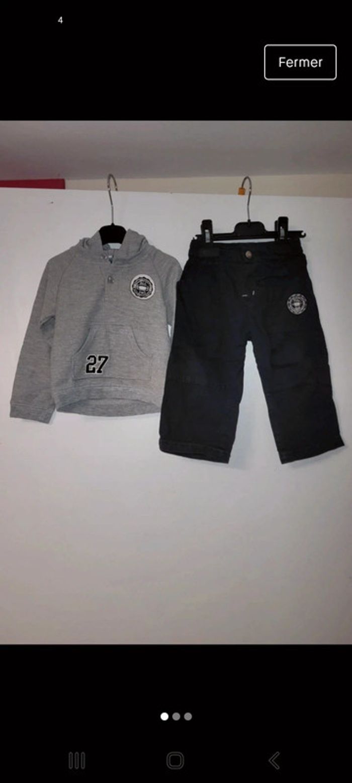 Ensemble pull + pantalon garçon 6 mois