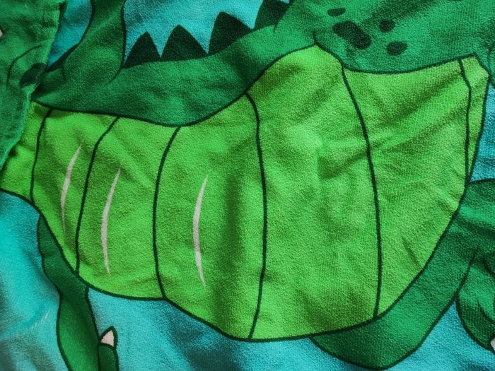 Serviette dinosaure enfants sortie de bain - photo numéro 2