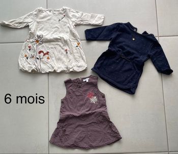 Robes taille 6 mois