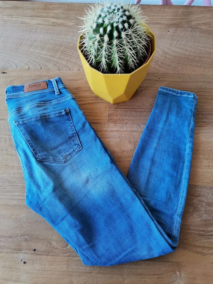 Jeans skinny bleu