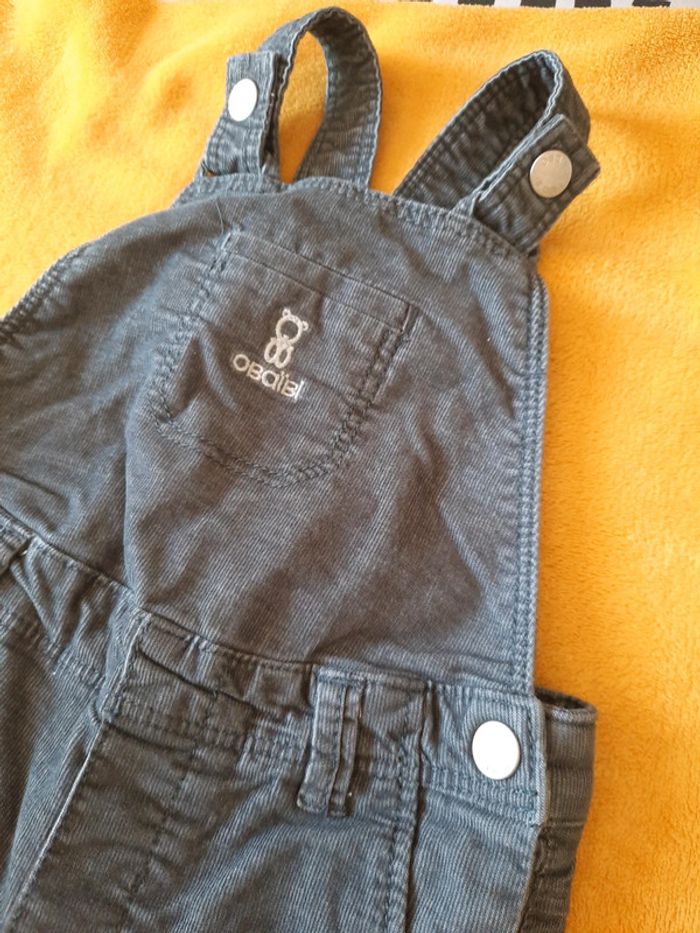 Salopette grise 18 mois - photo numéro 2