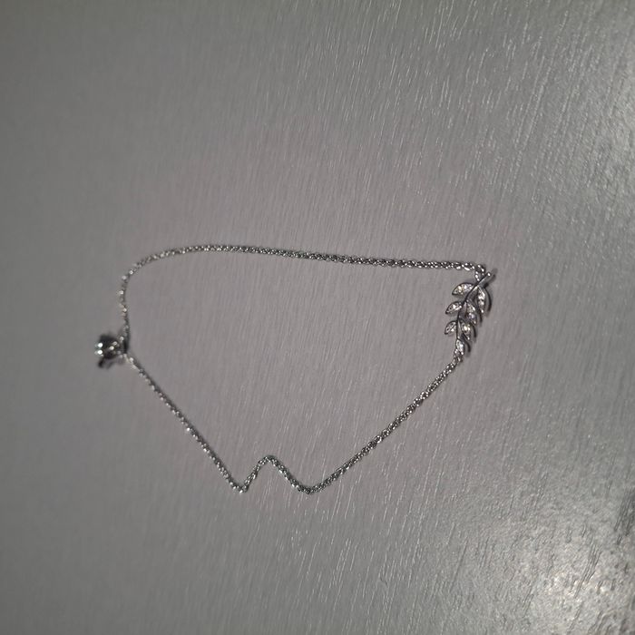 Bracelet argent 925 avec branche d'olivier - Fossil - photo numéro 3