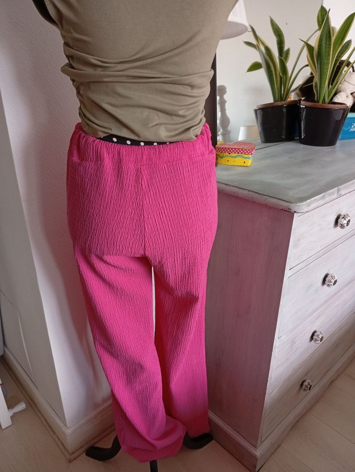 Pantalon en maille torsadé, ceinture élastique - photo numéro 5