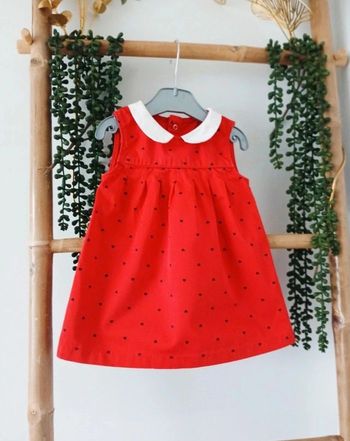 Robe col claudine fille 12 mois Kiabi 