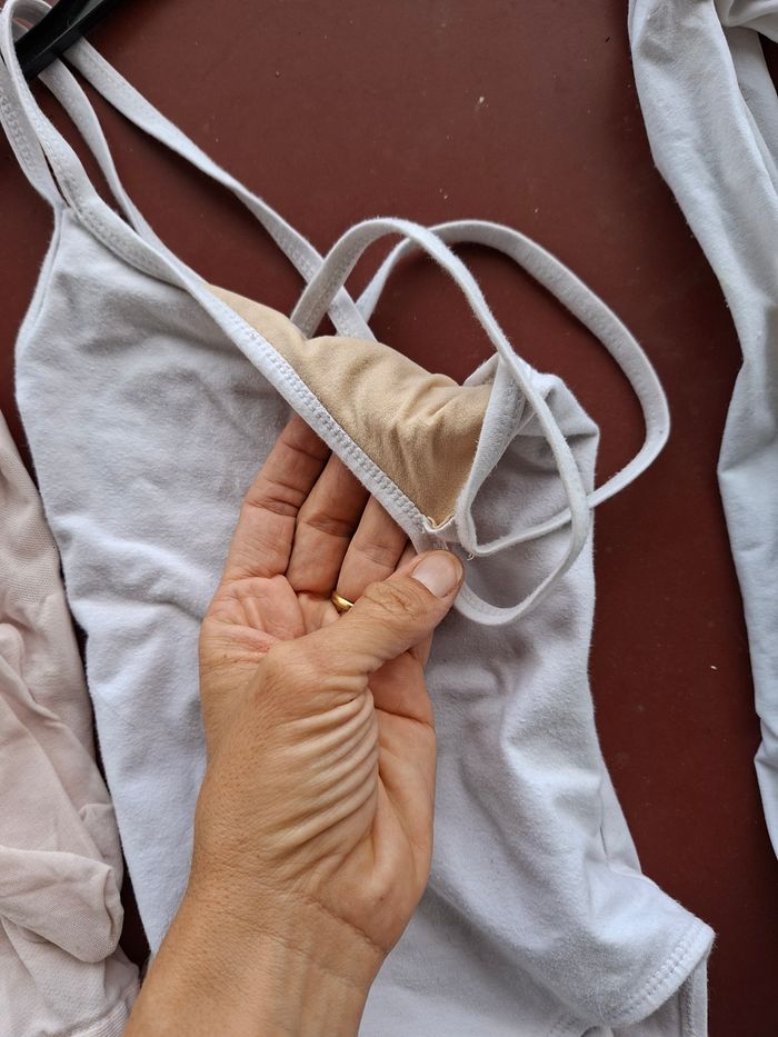 Justaucorps maillot danse blanc 5-6 ans - photo numéro 2