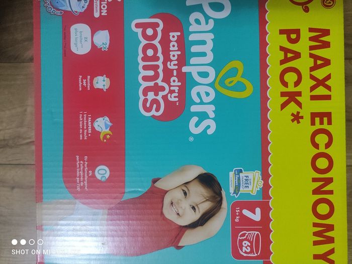 Couches Pampers pants