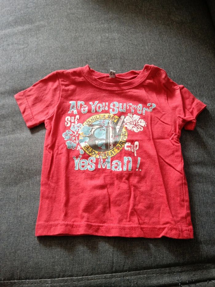 Lot t-shirt 9mois - photo numéro 2