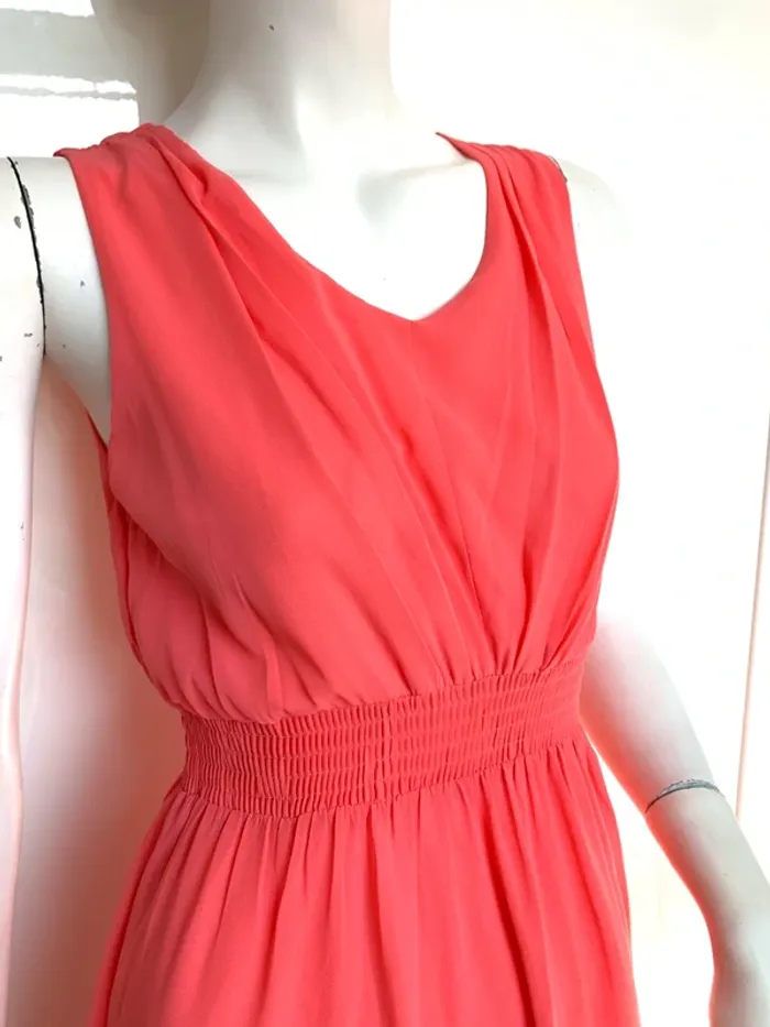 Robe longue couleur corail - photo numéro 2