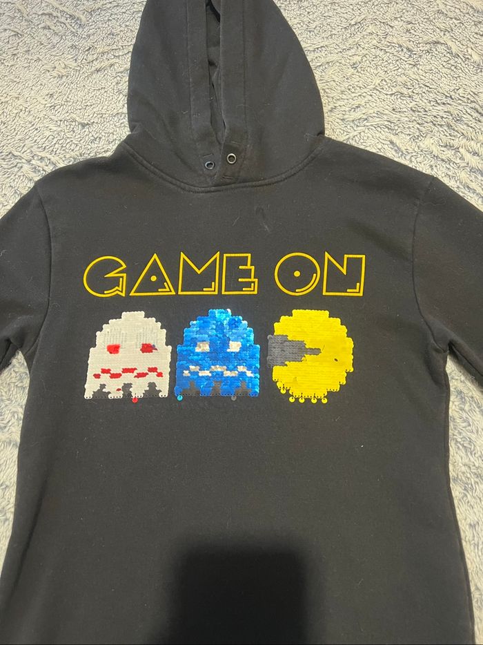 Sweat h&m noir game on - photo numéro 2