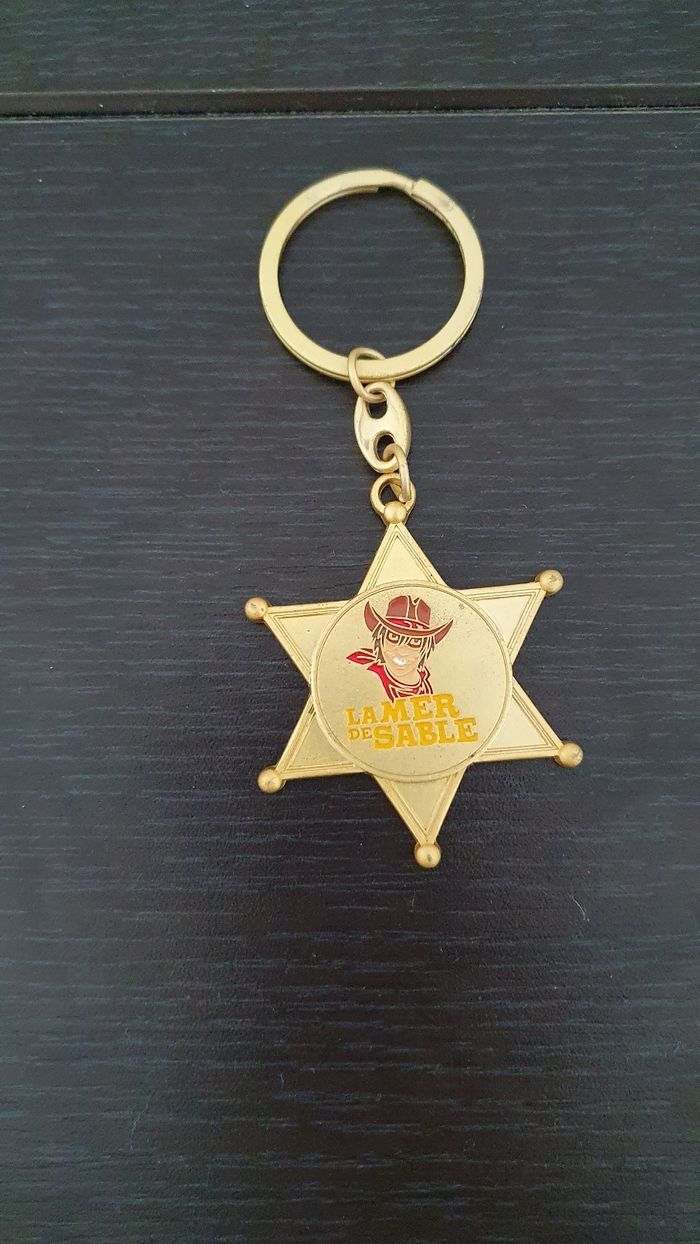 Porte-clé étoile de shérif