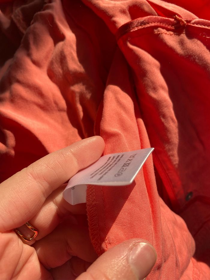 Veste couleur corail. 100% matière lyocell - photo numéro 8