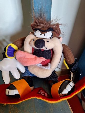 Taz sur son skate board