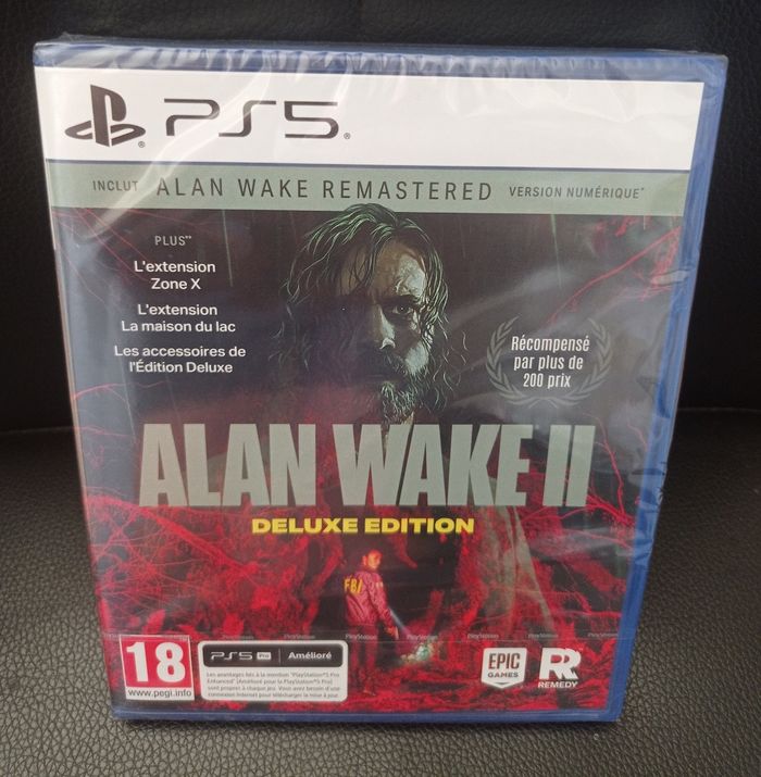 😍gros hit Alan wake 2 deluxe édition sur ps5   neuf sous blister