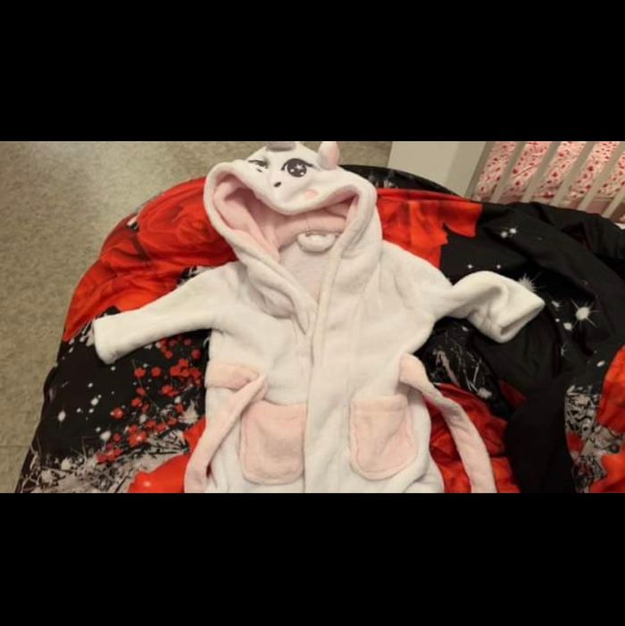 Peignoir bébé fille