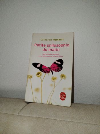 Livre "petite philosophie du matin" de Catherine Rambert
