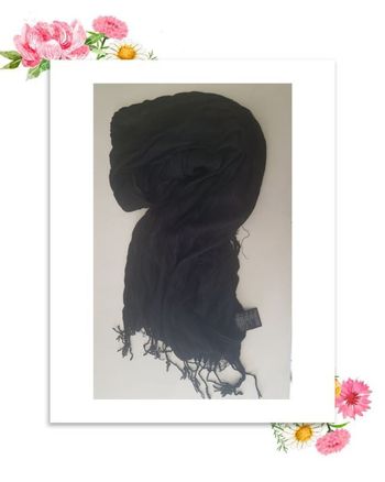 écharpe noire
