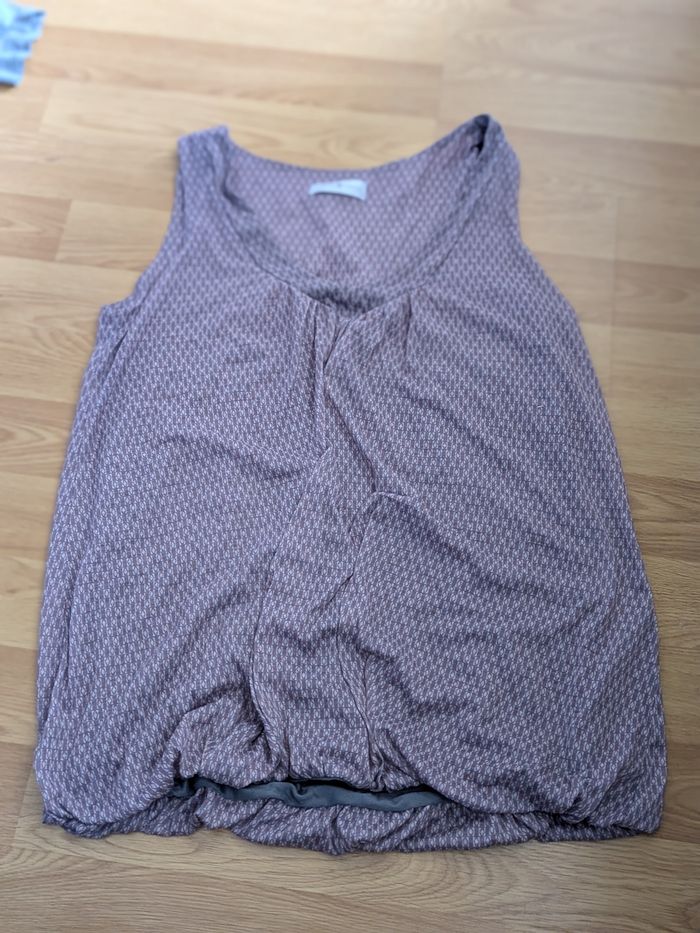 Débardeur Cache Cache taille M – Fluide motif prune