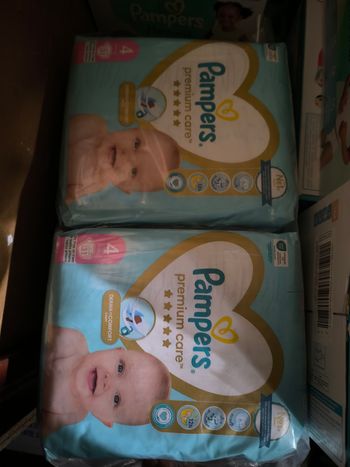 Pampers premium taille 4 4 paquets de 31