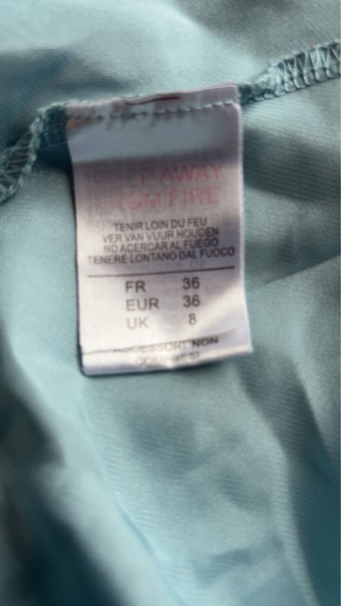 💙 Nuisette satin Etam bleu ciel – Taille 36 ✨ - photo numéro 6