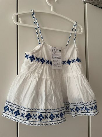 Top bretelle 3 ans blanc