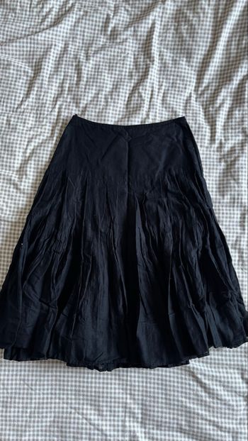 Jupe noire à volants T36 Straboski