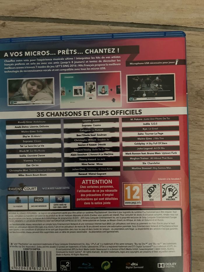 Jeux vidéo karaoké Lot de 3 let’s sing + 2 micros - photo numéro 3