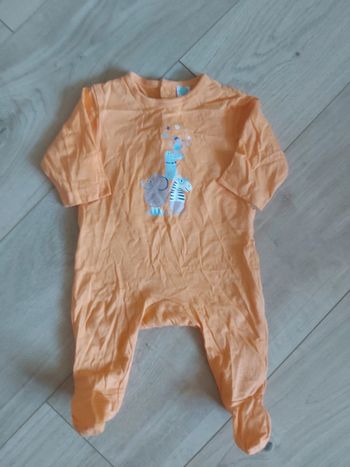 Grenouillère/pyjama coton garçon Tex 3 mois (78)