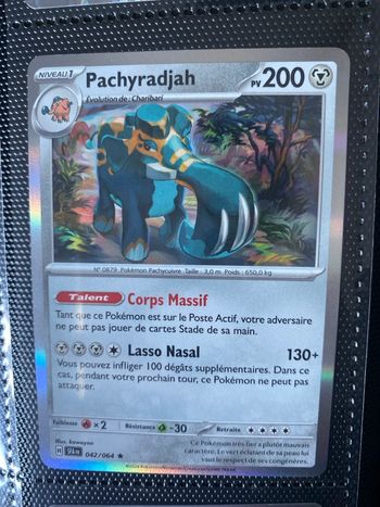 Carte Pokémon holographique neuf