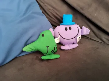Peluche Monsieur incroyable et Peluche Monsieur Curieux jouet McDonald's