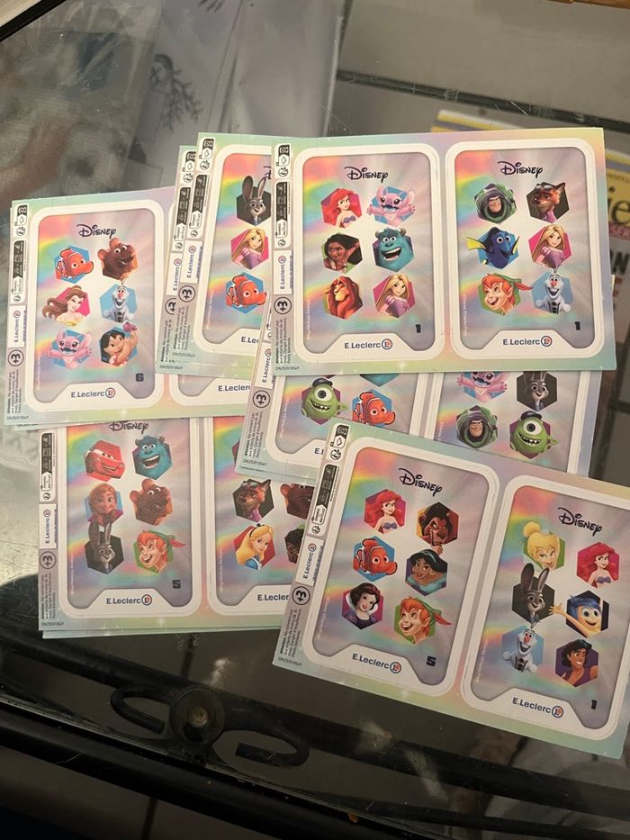 52 cartes Disney Leclerc neuves - photo numéro 2