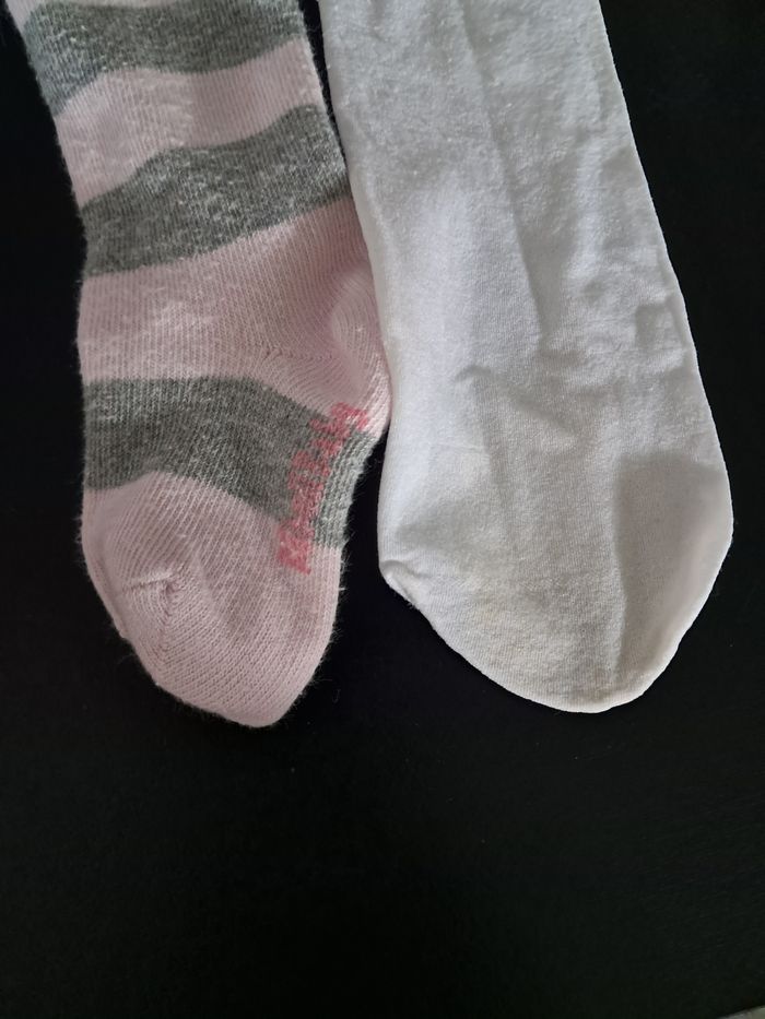 Collants laine et fins rayures et unis - photo numéro 3