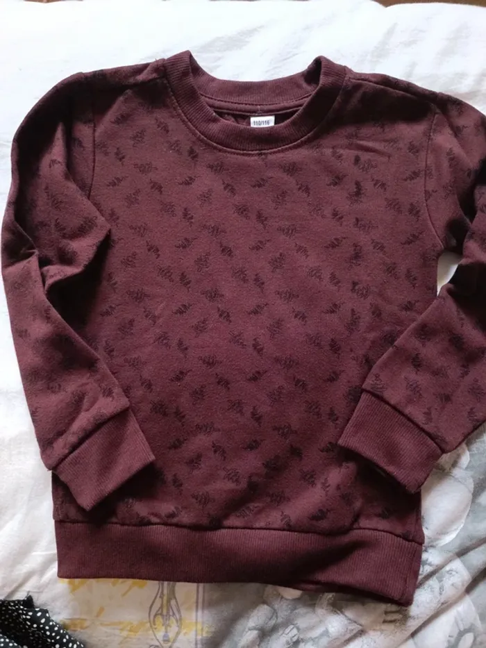 Sweat-shirt Noël petit sapin garçon 6 ans