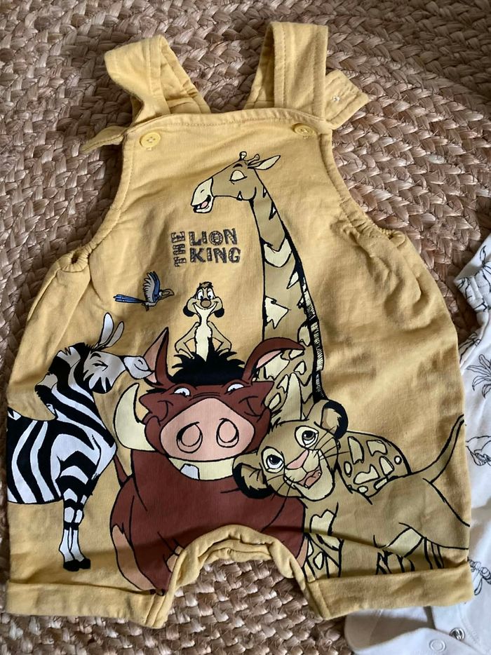 Ensemble roi lion simaba disney primark 3/6 mois - photo numéro 6