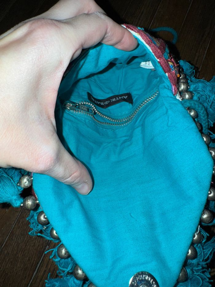 Petit sac en toile antik batik Valeur 190 euros - photo numéro 2