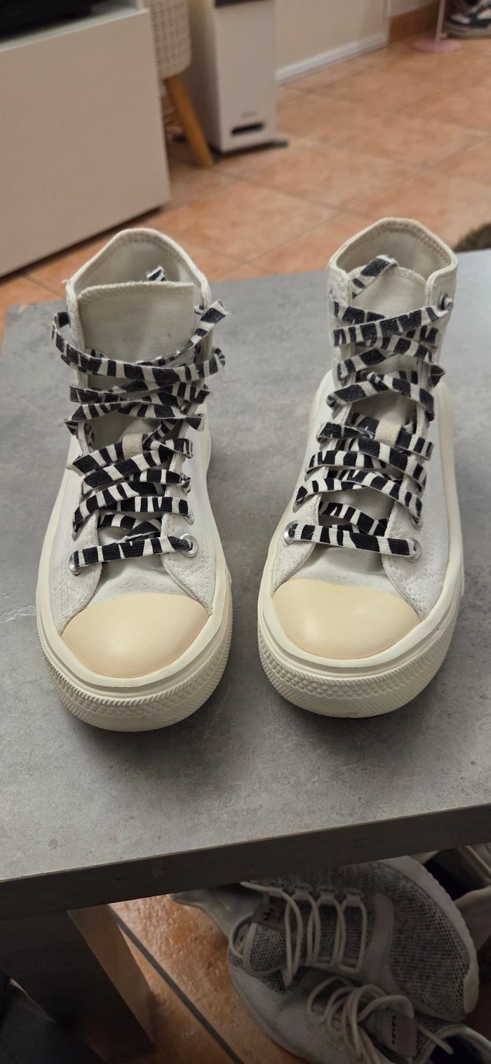 Converse beige femme 36 - photo numéro 3